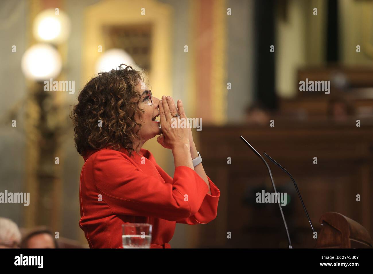 Madrid, 09/26/2022. Congresso dei deputati. Sessione plenaria. Discussione su tutte le iniziative legislative. Foto: Jaime García. ARCHDC. Crediti: Album / Archivo ABC / Jaime García Foto Stock