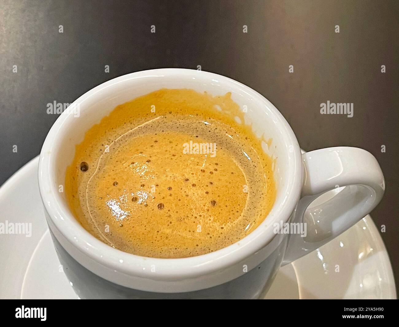 Tazza di caffè. Chiudere la vista. Foto Stock