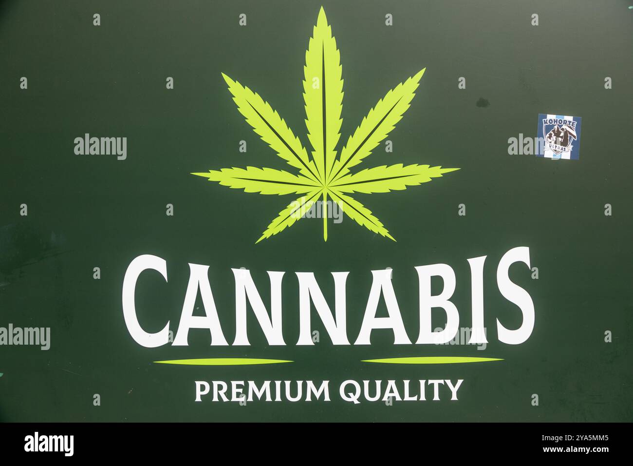 Cannabis Shop a Praga, ceco Foto Stock