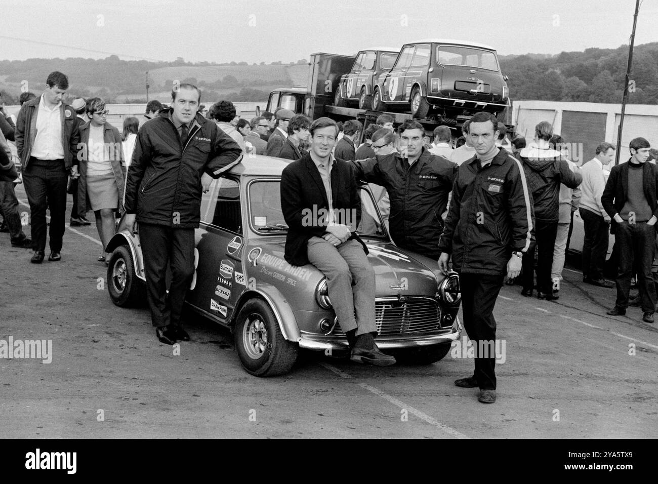 Gordon Spice al Guards International Motor Show 200 del 1968 a Brands Hatch. Foto Stock