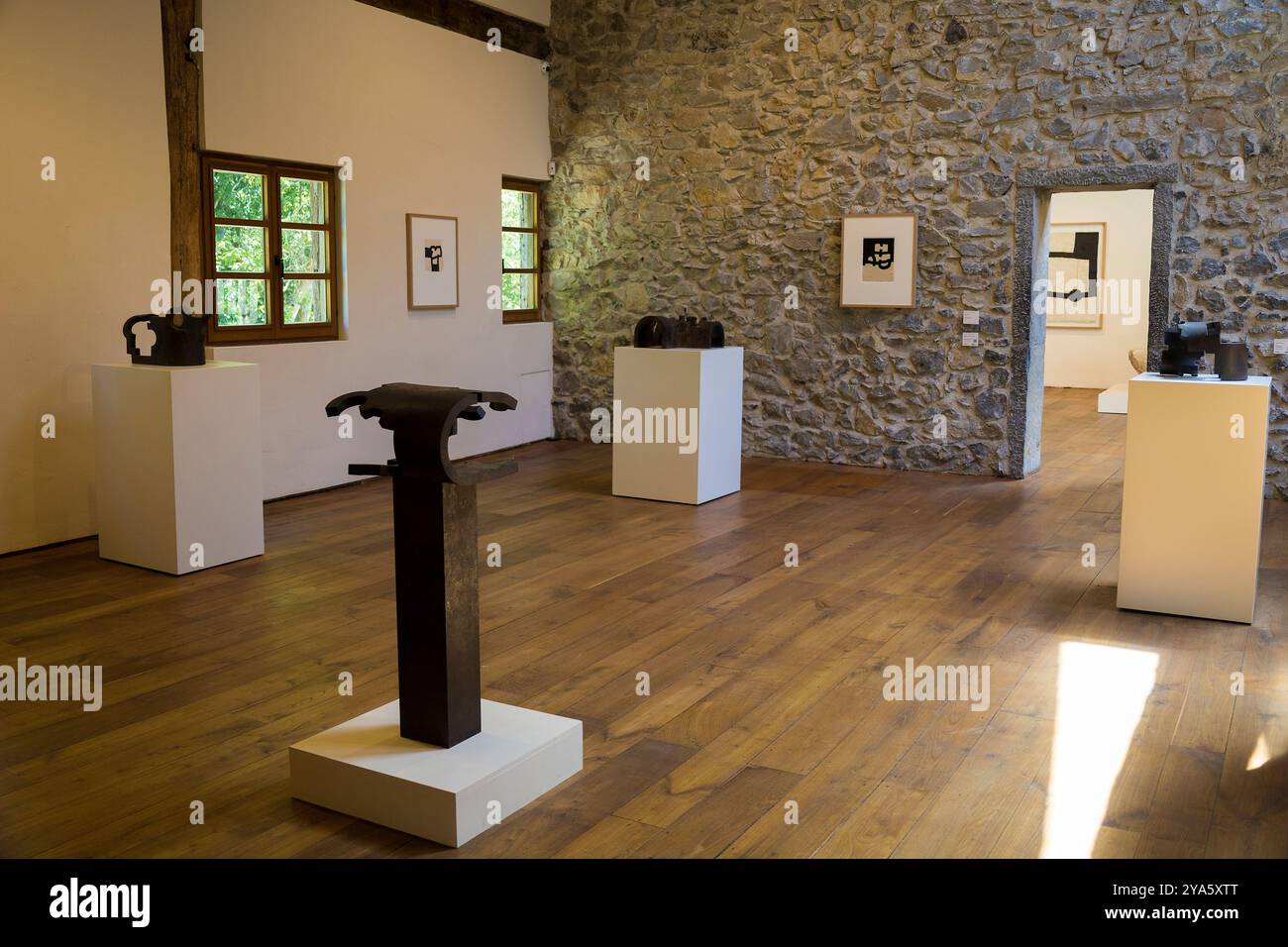 Museo Chillida Leku di Hernani, Gipuzkoa, Spagna Foto Stock