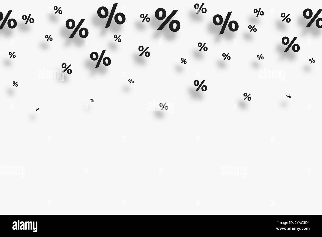 sfondo moderno con schema di icone percentuali per il vettore software aziendale e finanziario Illustrazione Vettoriale