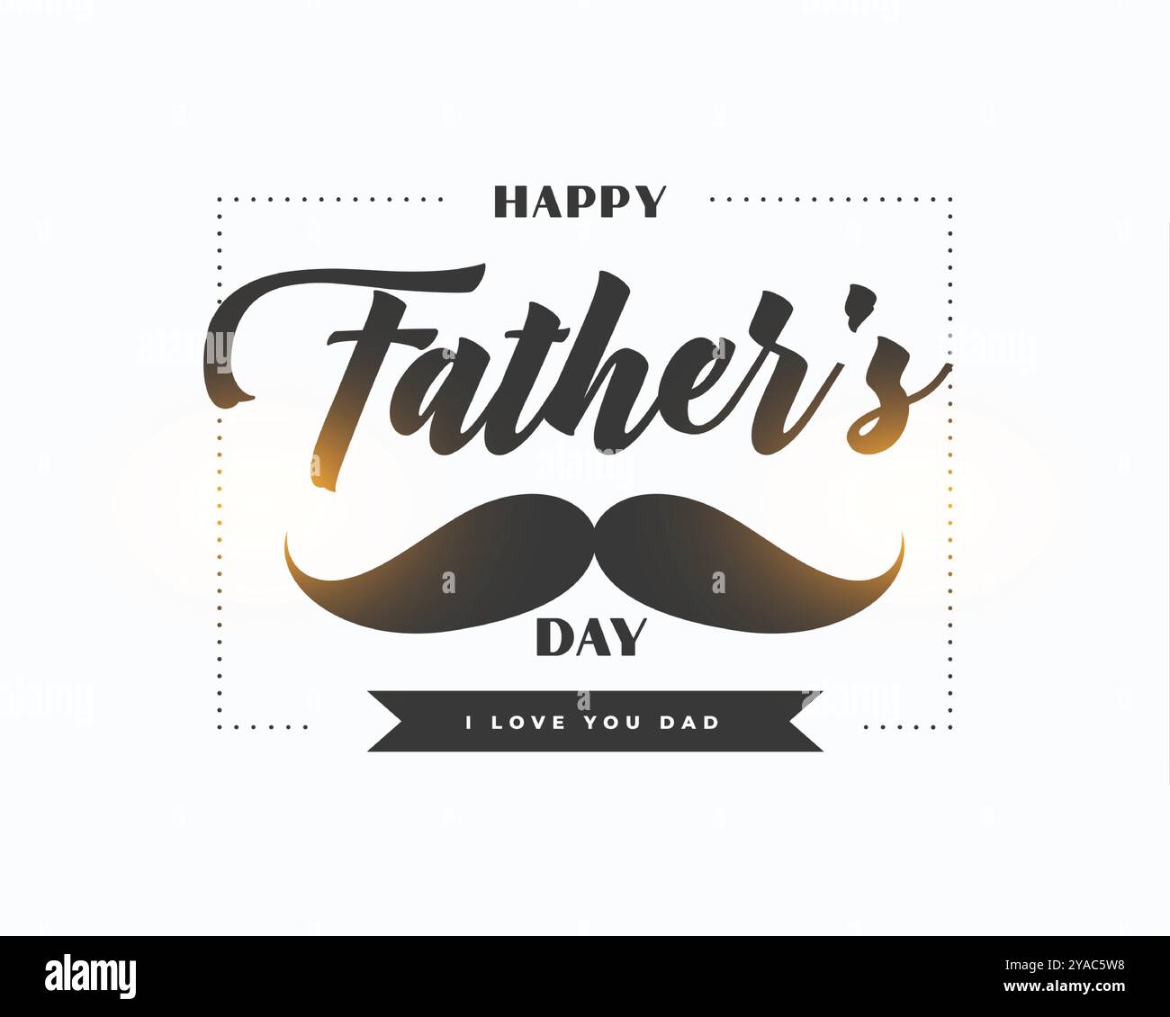 il biglietto d'auguri per il giorno del papà mostra il tuo amore per papà vettoriale Illustrazione Vettoriale