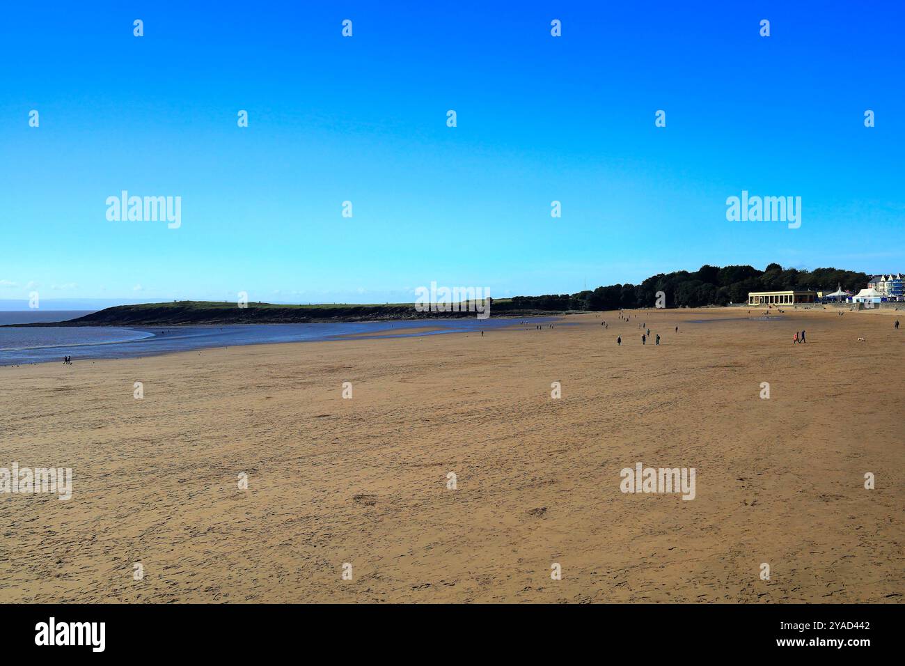Whitmore Bay, Barry Island, Galles del Sud, Regno Unito. Presa ottobre 2024. Foto Stock