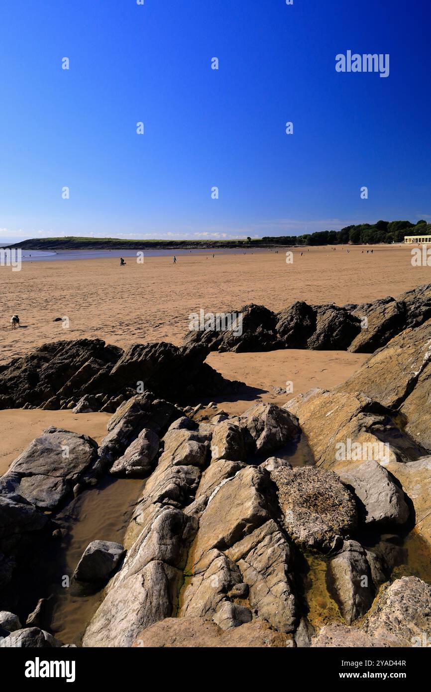 Whitmore Bay, Barry Island, Galles del Sud, Regno Unito. Presa ottobre 2024. Foto Stock