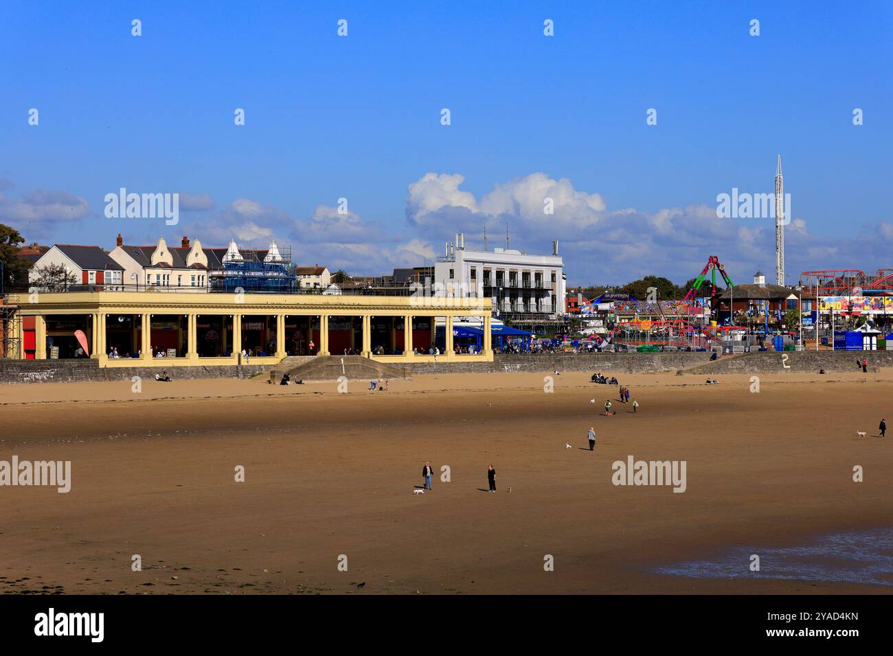 Barry Island, Galles del Sud, Regno Unito. Presa ottobre 2024. Foto Stock