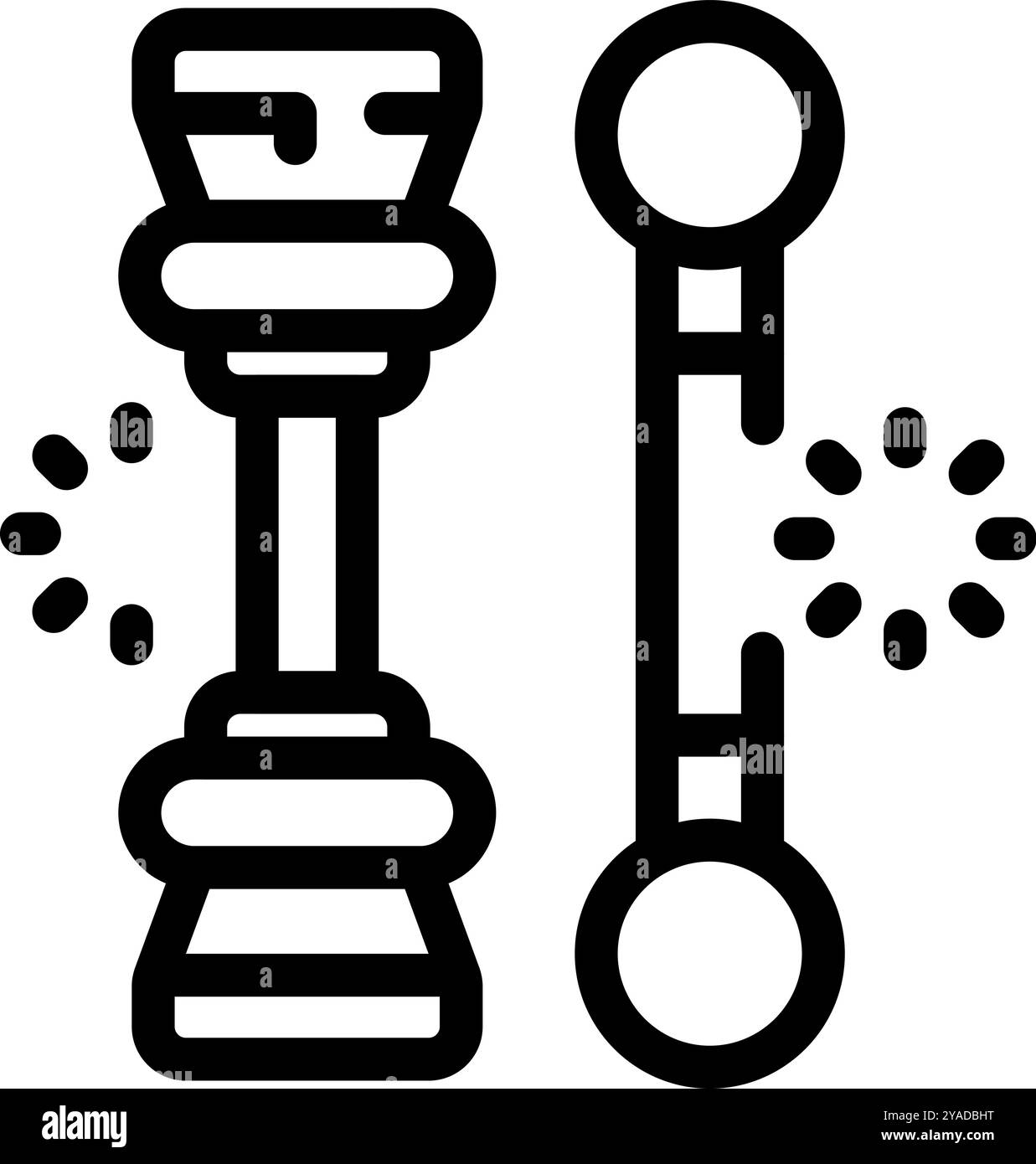 L'icona scacchiera nera si trasforma e cambia, illustrando l'apprendimento e l'evoluzione dell'intelligenza artificiale Illustrazione Vettoriale