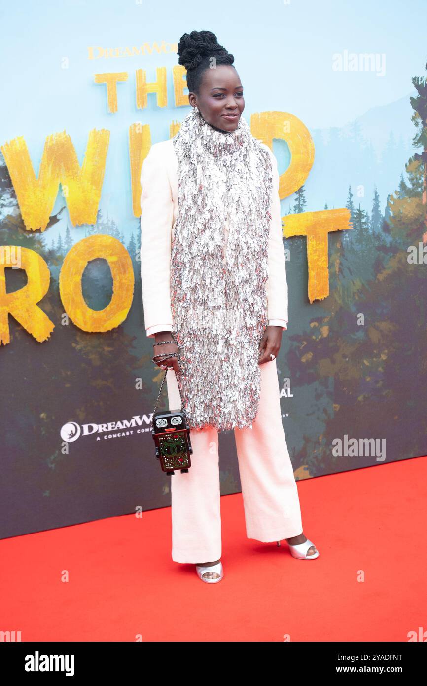Londra, Regno Unito. 13 ottobre 2024. Nella foto: Lupita Nyong'o partecipa alla presentazione speciale di "The Wild robot" al 68° BFI London Film Festival alla Royal Festival Hall di Southbank. Credito: Justin ng/Alamy Live News Foto Stock