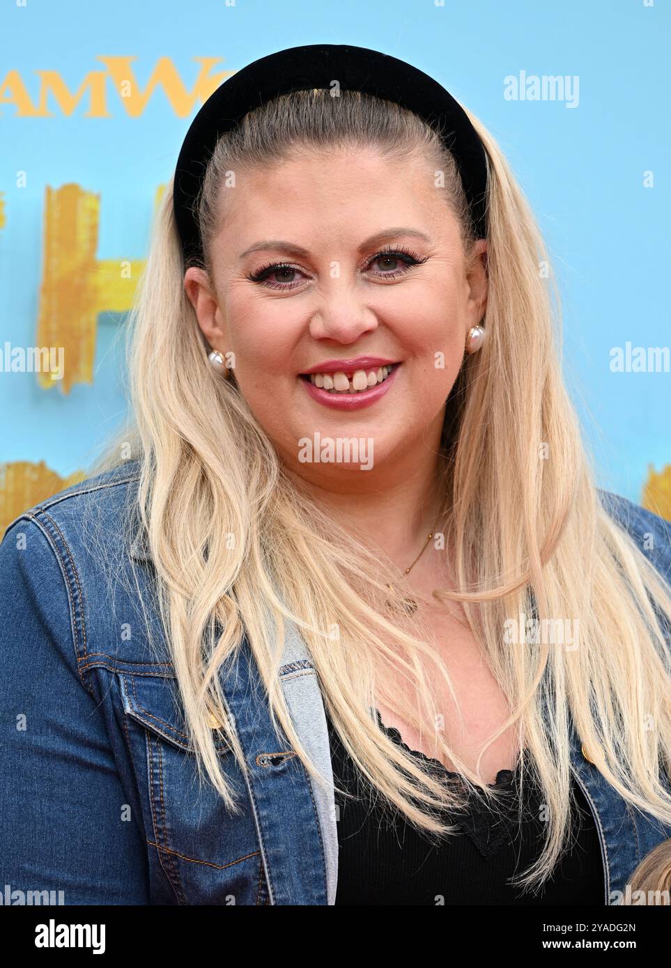 Londra, Regno Unito. 13 ottobre 2024. Louise Pentland arriva al BFI London Film Festival presentazione speciale per il robot selvaggio, Royal Festival Hall. Crediti: Doug Peters/EMPICS/Alamy Live News Foto Stock