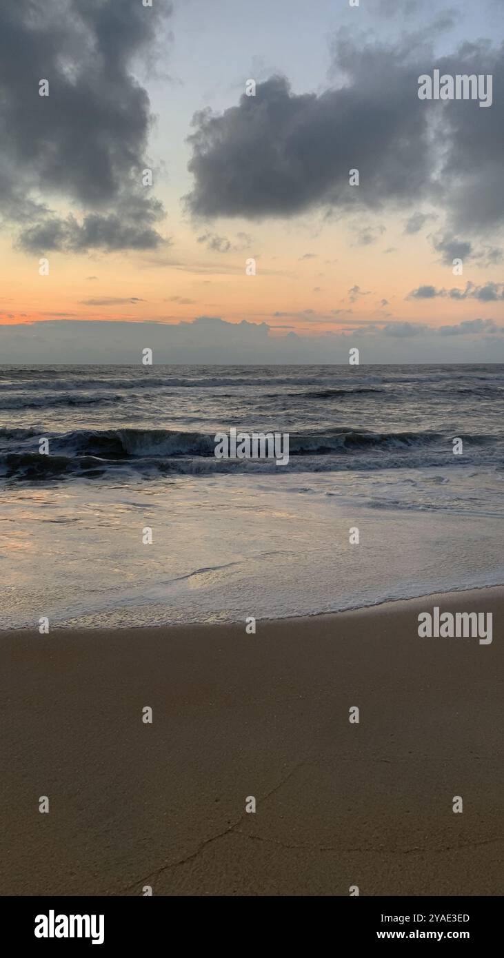 Splendida vista dalla spiaggia Foto Stock