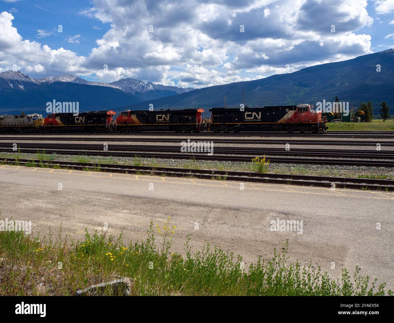Jasper rail yard Foto Stock