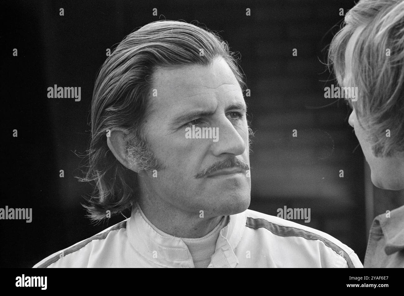 Archive Photo Netherland Grand Prix: Ritratto del pilota britannico Graham Hill, 1971 Foto Stock