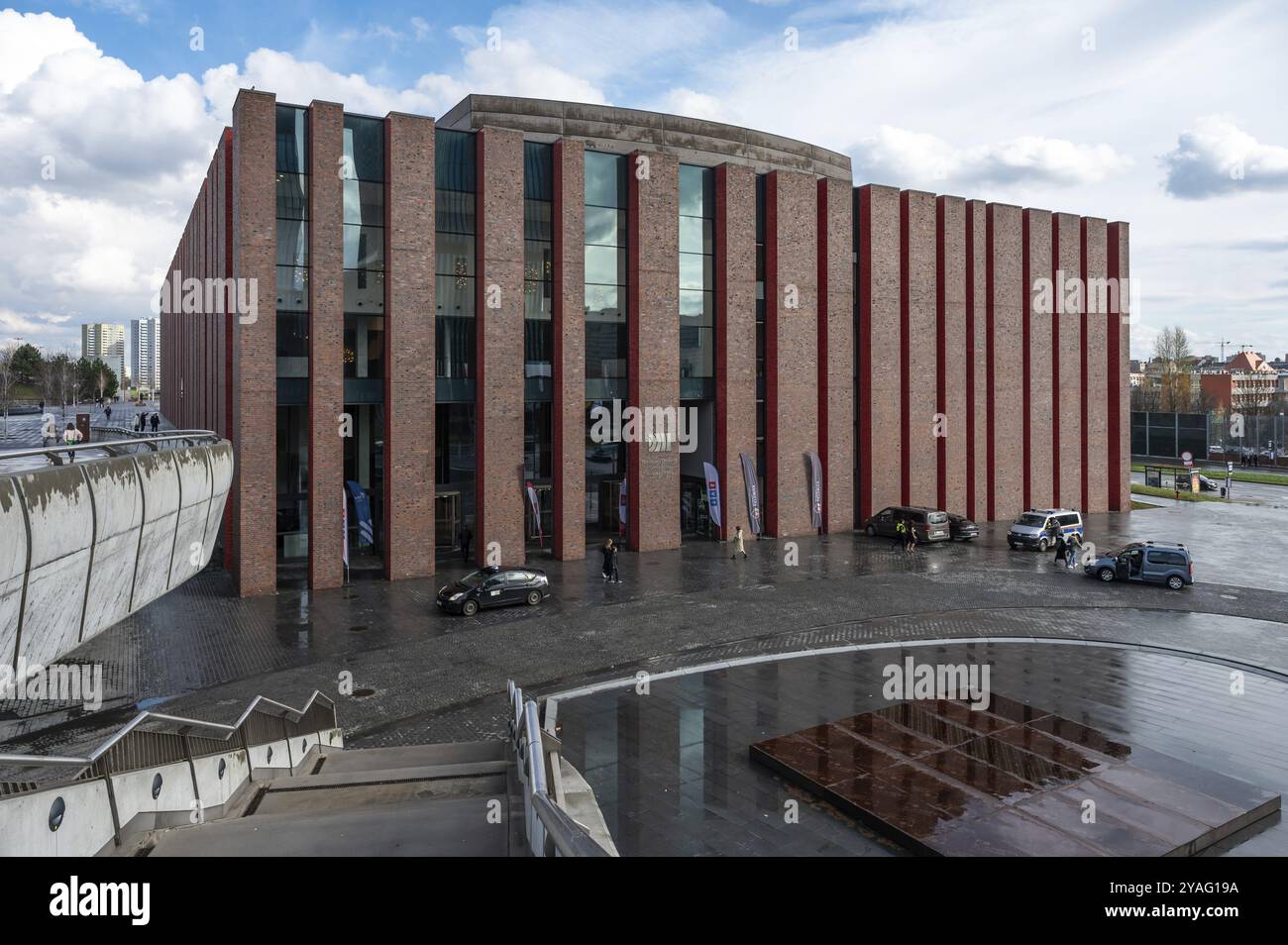 Katowice, Slesia, Polonia, 24 marzo 2024, la sala da concerto dell'orchestra sinfonica nazionale della radio polacca, Europa Foto Stock