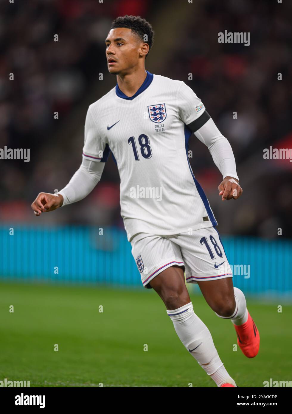 Inghilterra contro Grecia - UEFA Nations League - Wembley. L'inglese Ollie Watkins in azione. Foto : Mark Pain / Alamy Live News Foto Stock
