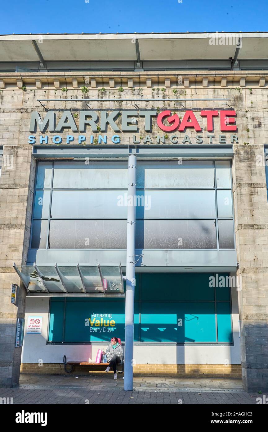 Marketgate shopping centre in Lancaster Foto Stock