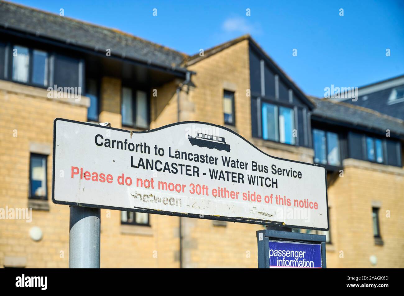 Fermata del vaporetto di Lancaster presso il Water Witch Foto Stock