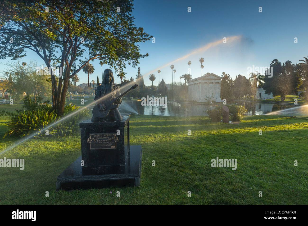 Hollywood Forever Cemtery, Hollywood, California Foto Stock