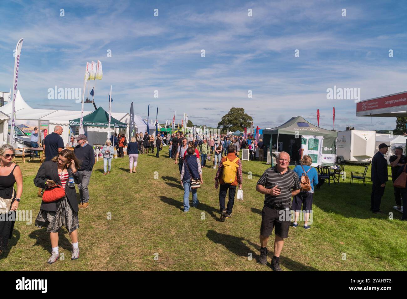 Fiera agricola di Usk, Monmouthshire Galles Regno Unito settembre 2024 Foto Stock