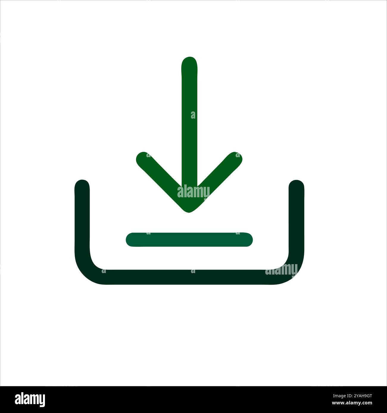 Icona di download Illustrazione Vettoriale