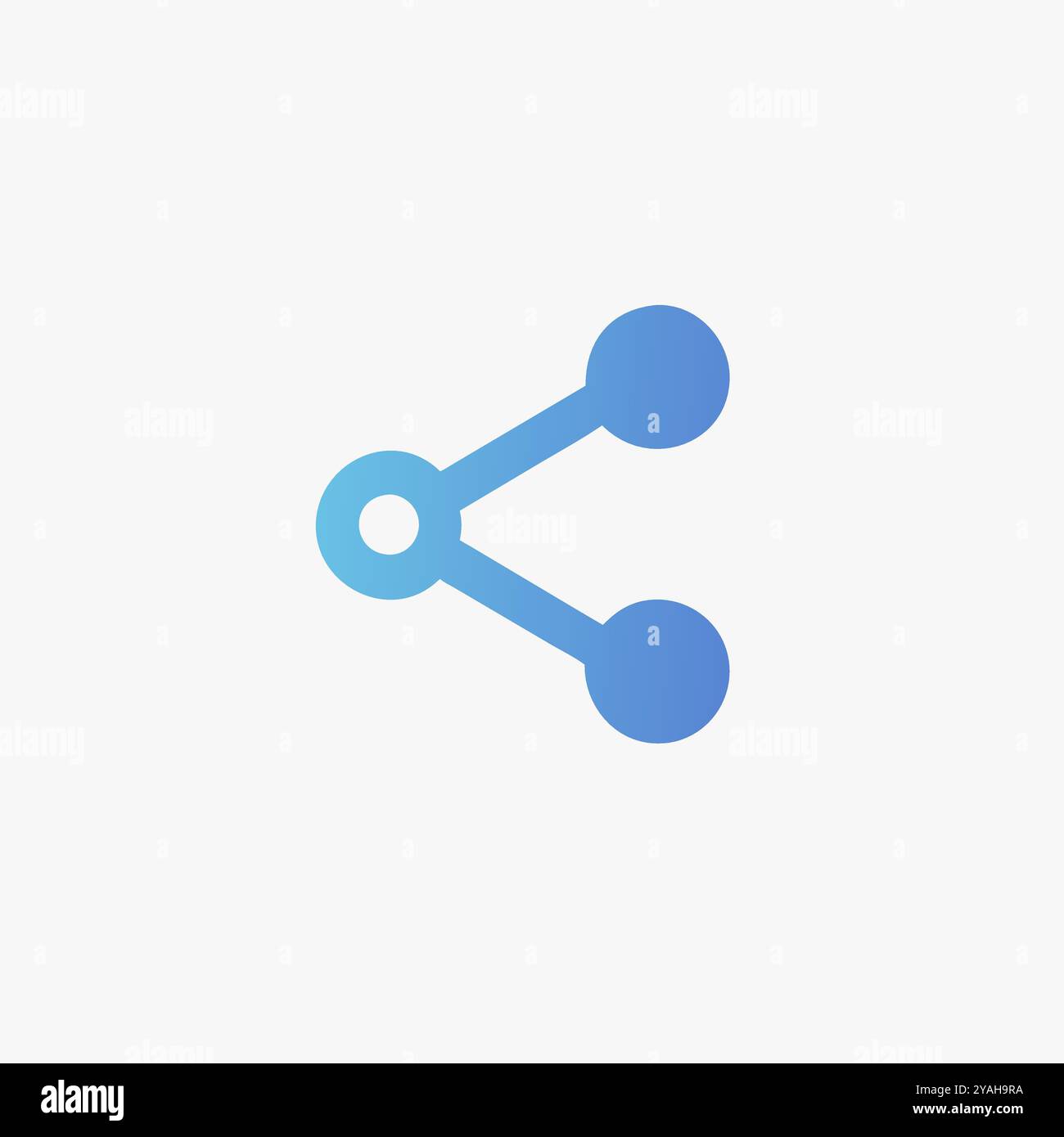 Icona Condividi in Flat Design. Illustrazione Vettoriale