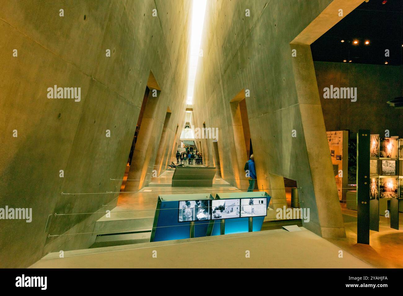 Gerusalemme, Israele. Yad Vashem. Memoriale alle vittime dell'olocausto. Foto Stock