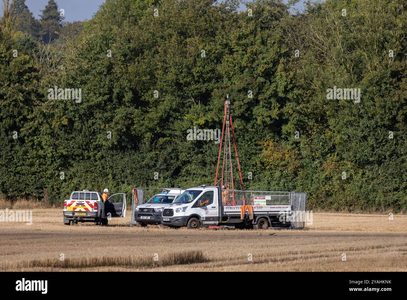 Wortham Ling 53 ettari sito di interesse scientifico speciale nel Suffolk, dove National Grid pianifica di costruire tralicci elettrici alti 50 metri, Inghilterra Foto Stock