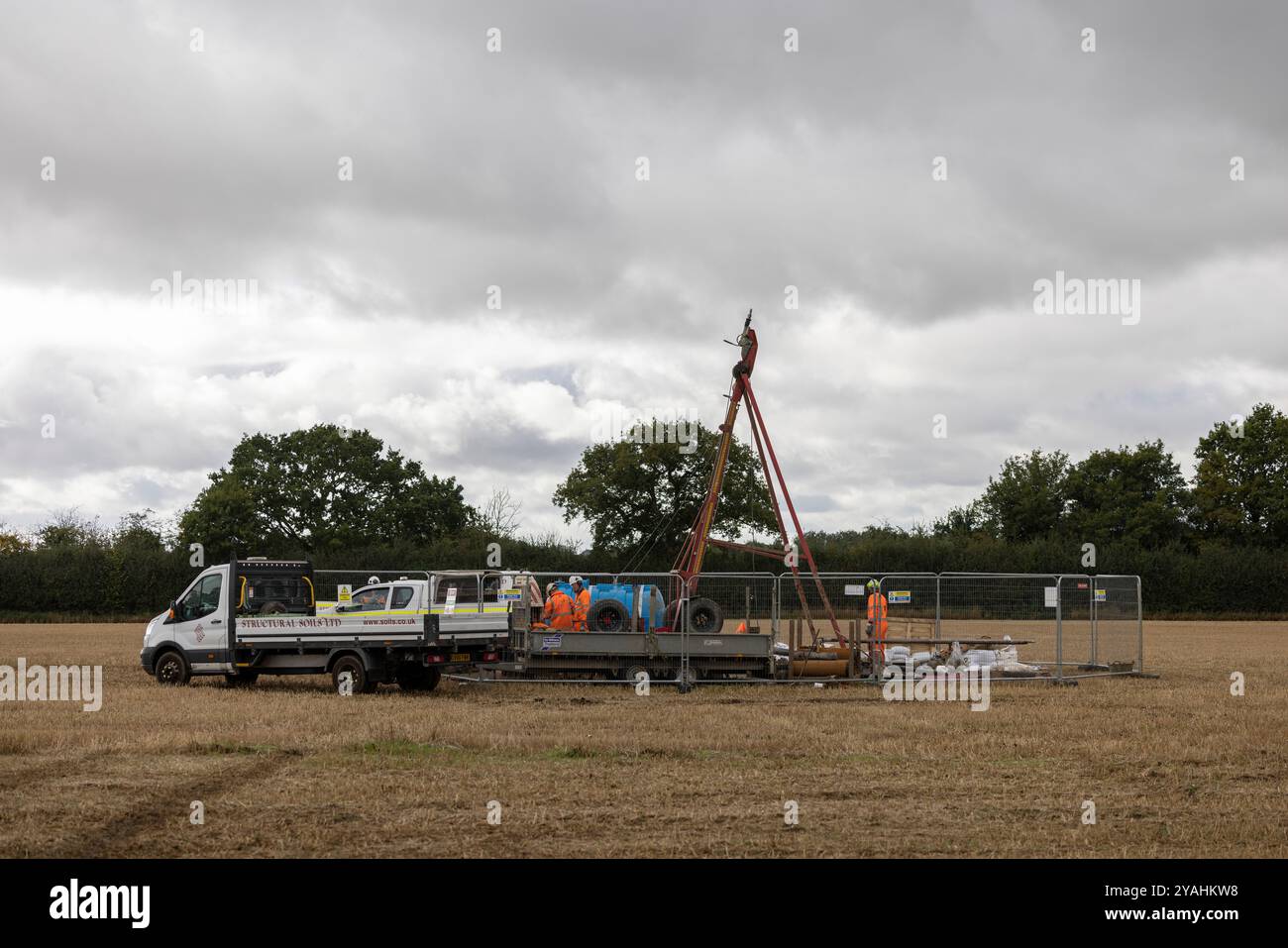Wortham Ling 53 ettari sito di interesse scientifico speciale nel Suffolk, dove National Grid pianifica di costruire tralicci elettrici alti 50 metri, Inghilterra Foto Stock