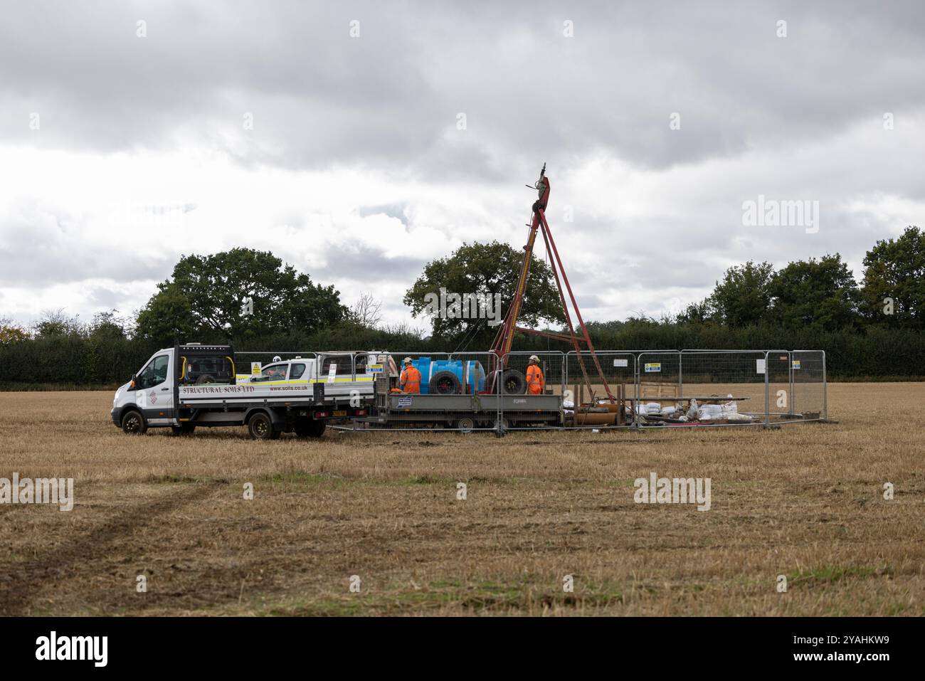 Wortham Ling 53 ettari sito di interesse scientifico speciale nel Suffolk, dove National Grid pianifica di costruire tralicci elettrici alti 50 metri, Inghilterra Foto Stock