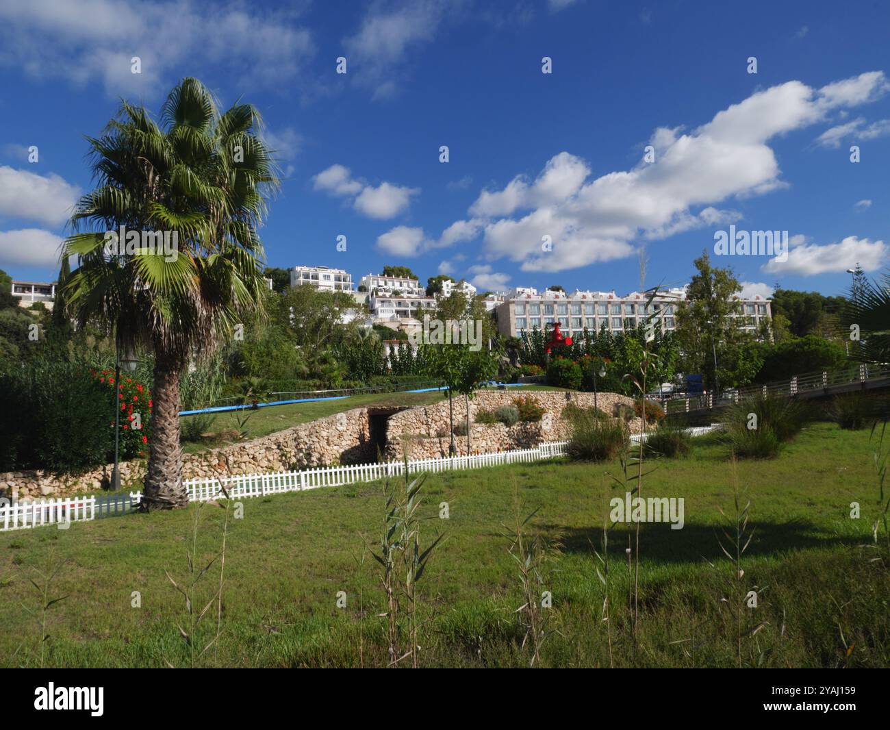 Cala Galdana, Minorca, Spagna. Foto Stock