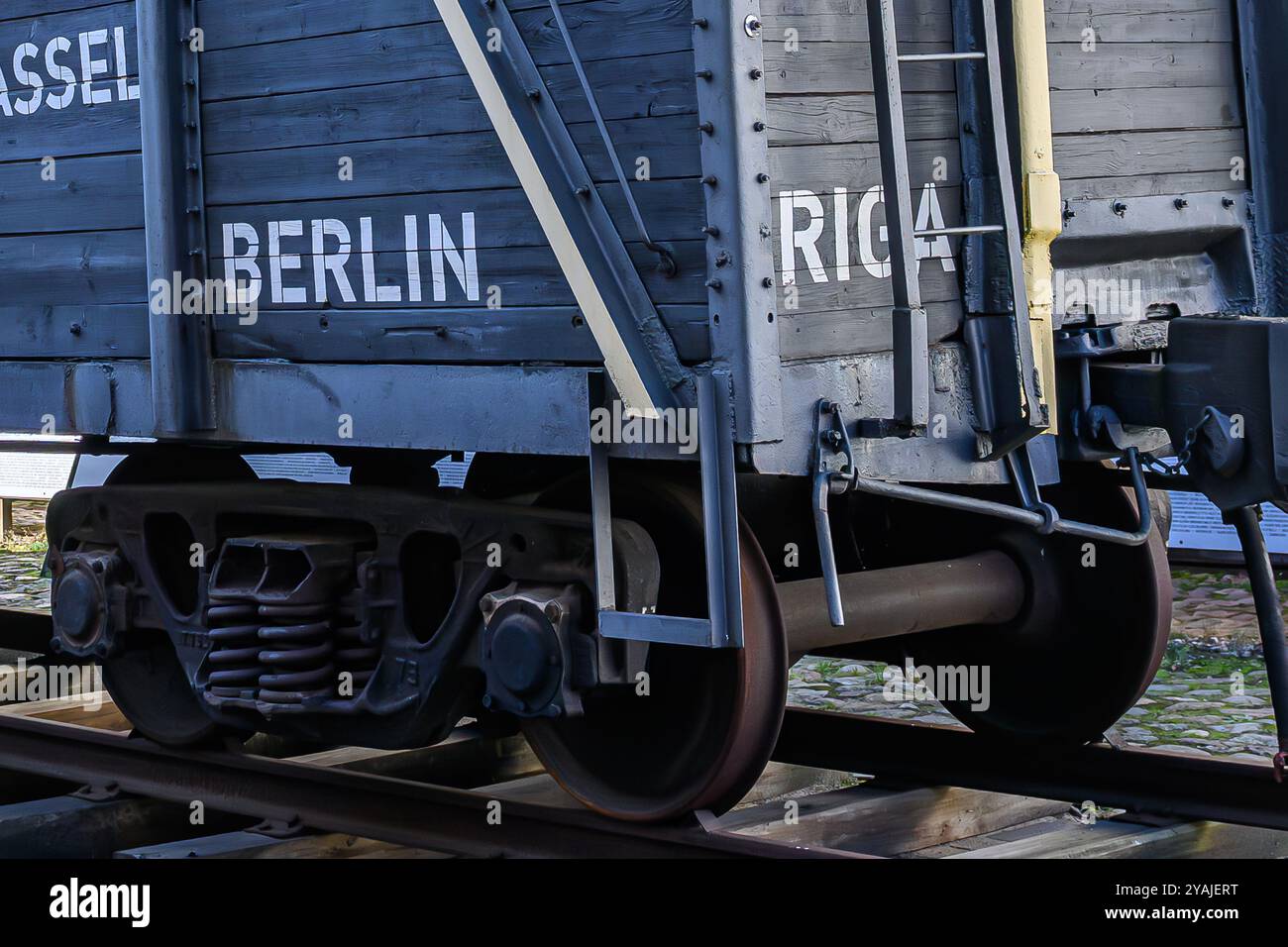 Il Ghetto di riga e il lettone Holocaust Museum Foto Stock