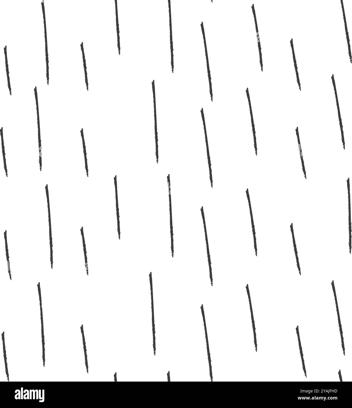 Campitura diagonale senza cuciture con linee nere tracciate a mano su sfondo bianco. Illustrazione Vettoriale