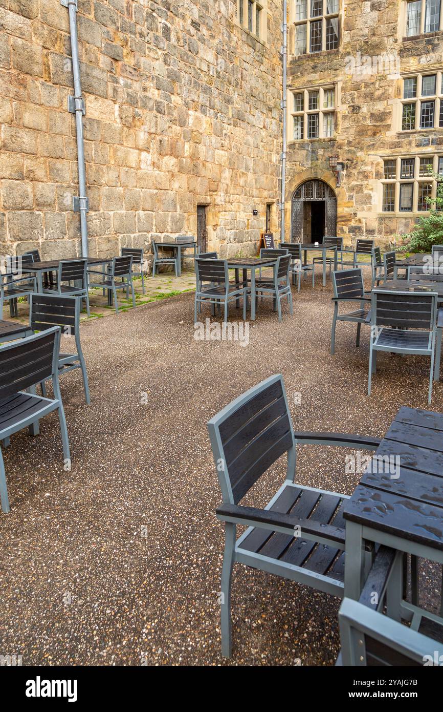 Historic Chirk Castle Grounds & Gardens, Galles, Regno Unito. Foto Stock