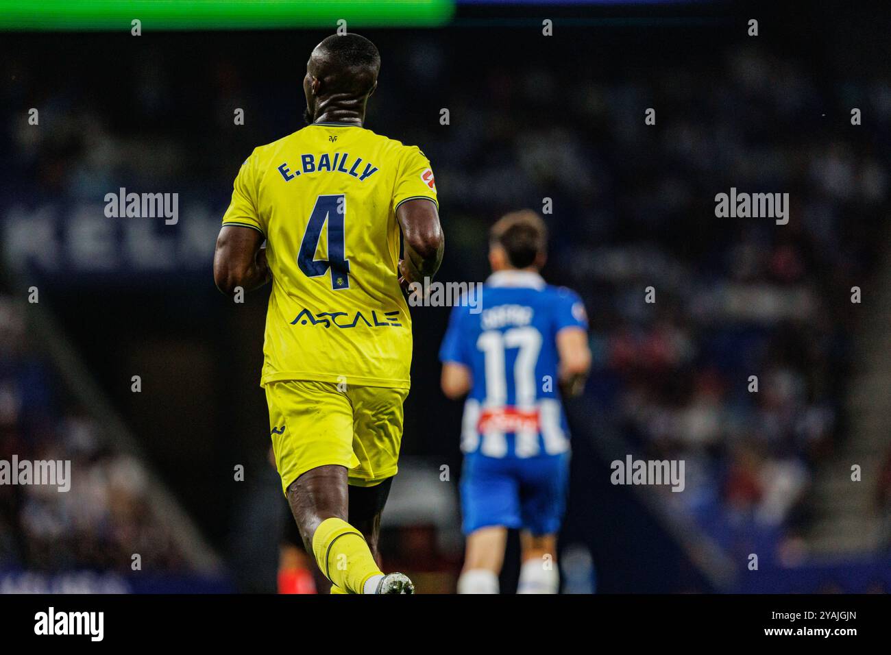 Barcellona, Spagna. 26 settembre 2024. Eric Bailly di (Villarreal CF) visto in azione durante la partita SPORTIVA LaLiga EA tra RCD Espanyol de Barcelona e Villarreal CF allo stadio RCDE. Punteggi finali; Espanyol 1-2 Villareal. Credito: SOPA Images Limited/Alamy Live News Foto Stock