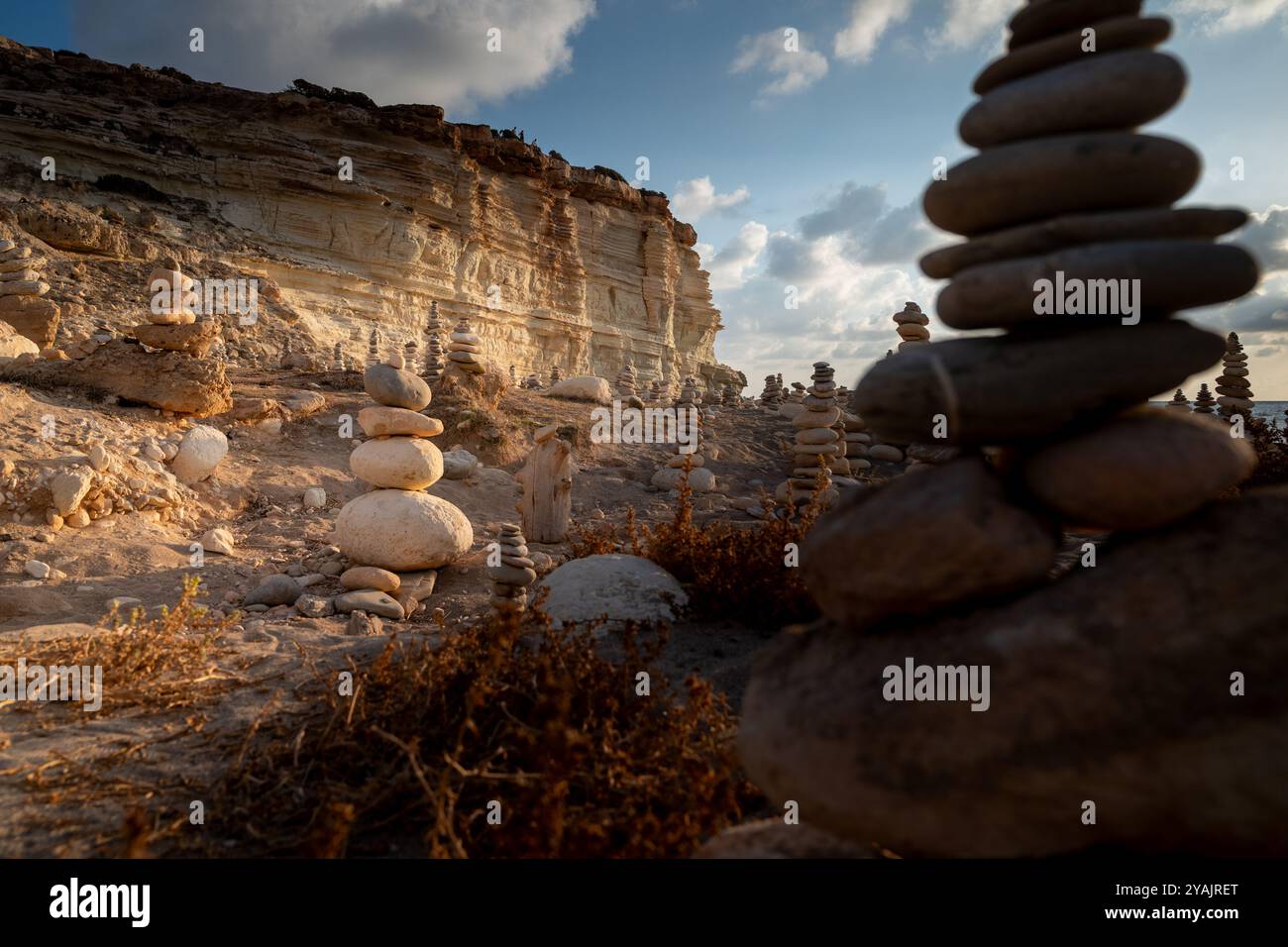 Spiaggia di White River, Cipro. Foto Stock