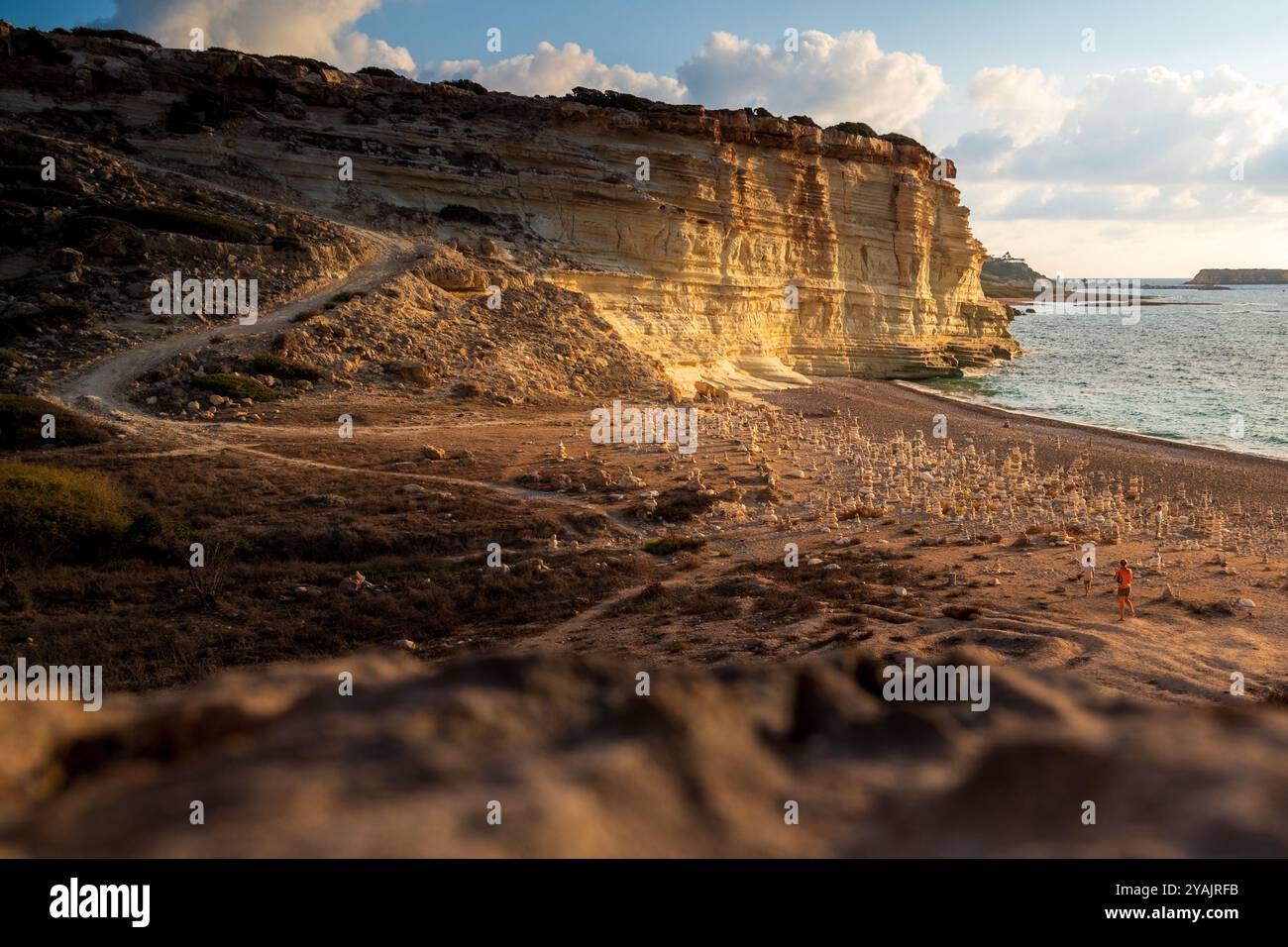 Spiaggia di White River, Cipro. Foto Stock