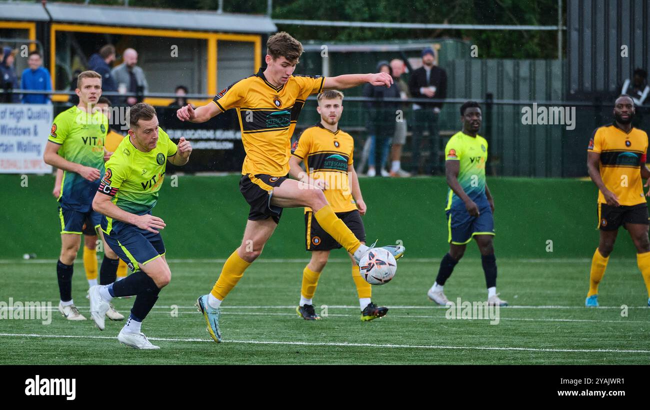 Rushall Olympic contro Peterborough Sports (qualificazione al quarto turno di fa Cup) Foto Stock