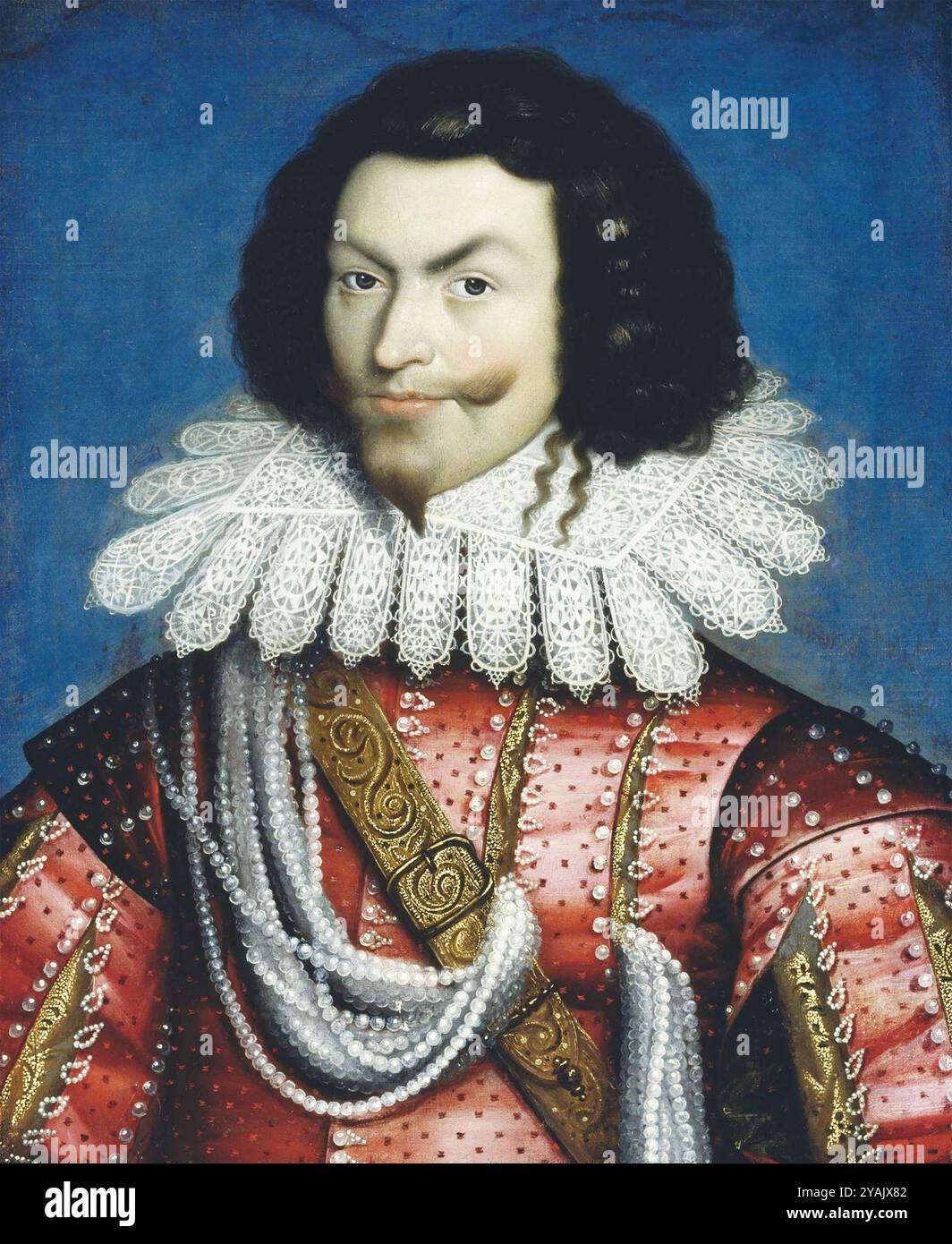 GEORGE VILLIERS, IST Duca di Buckingham (1582-1628) di Paul van Somer i Foto Stock