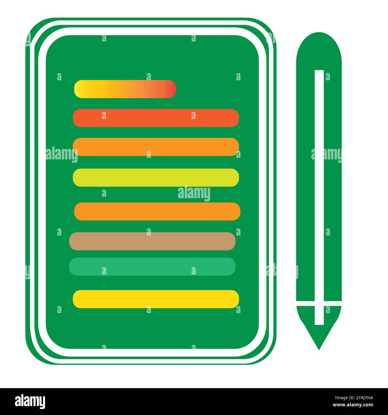 semplice file eps a colori per la modifica facile Illustrazione Vettoriale