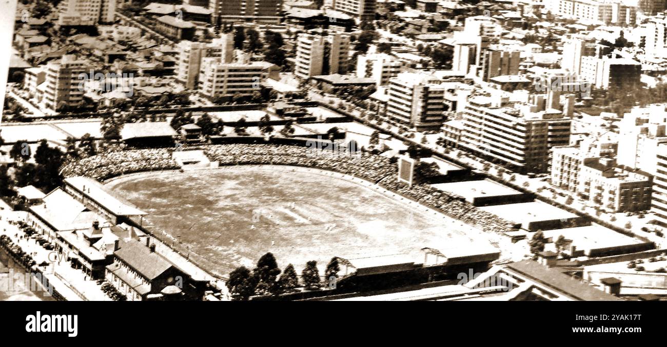 English cricket 1938 - MCC giocato al Wanderers Ground di Johannesburg. Sudafrica. - Una vista del suolo dall'aria Foto Stock