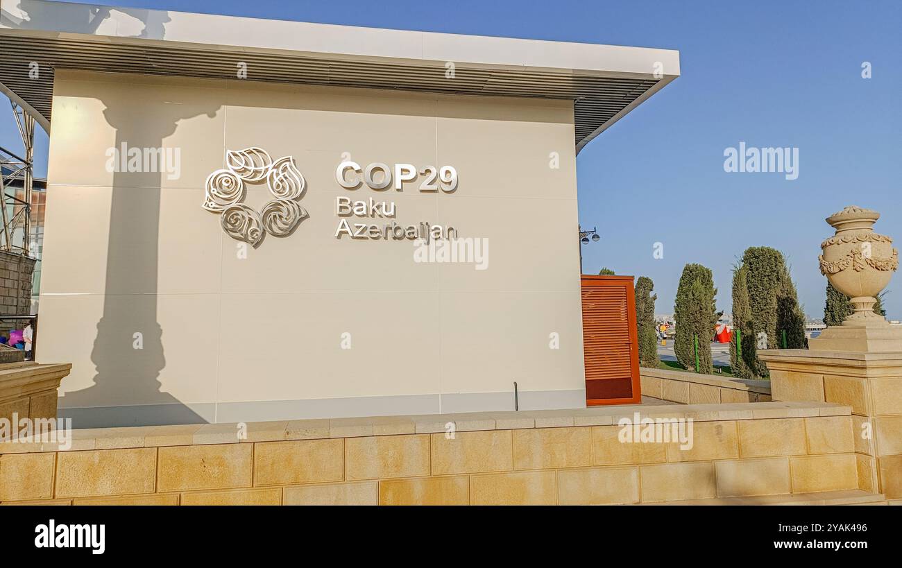 Information Center COP29. Baku, Azerbaigian. Foto Stock