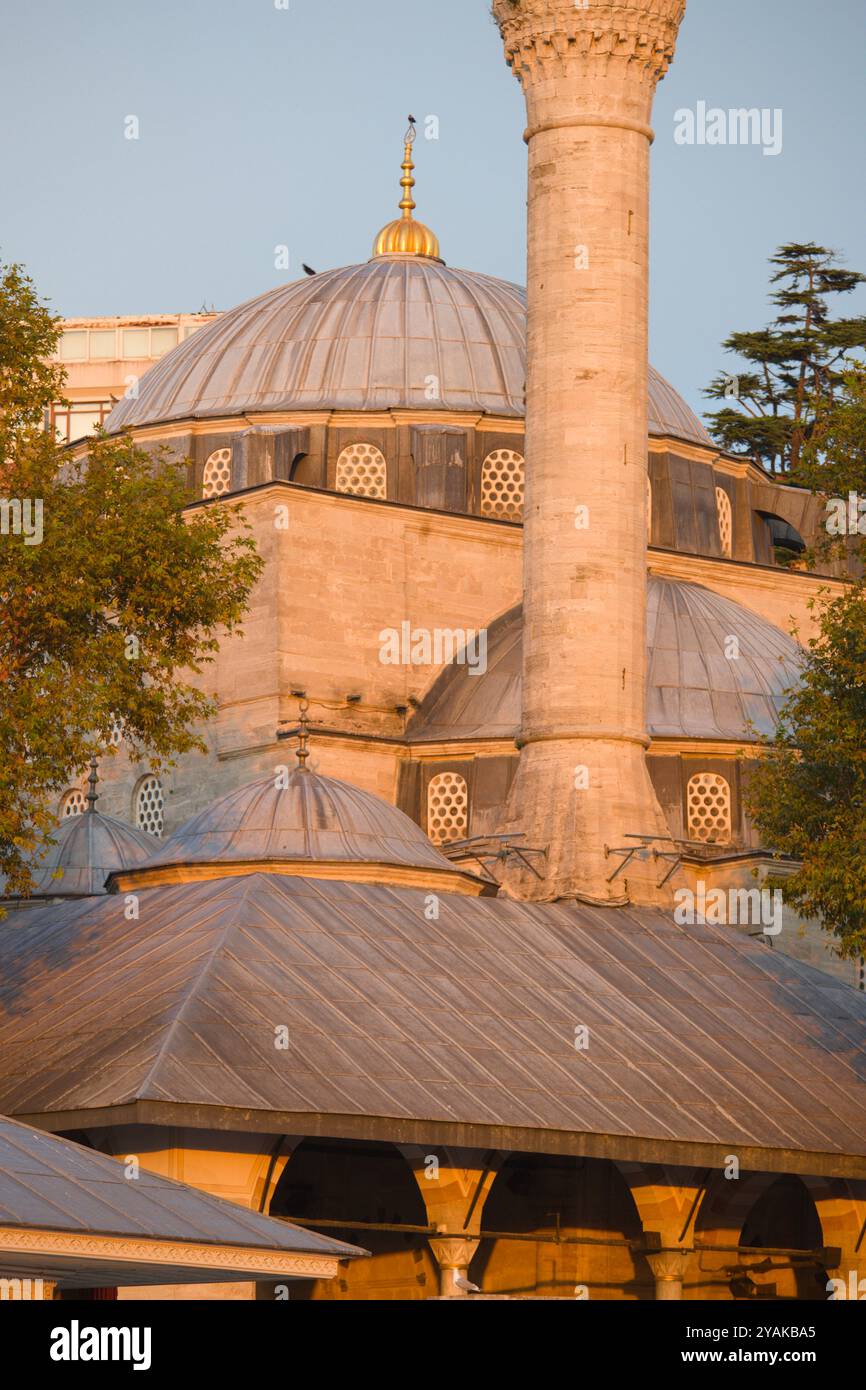 Türkiye, Turchia, Istanbul, Bosforo, Üsküdar, Mihrimah Sultan Camii, moschea, Foto Stock