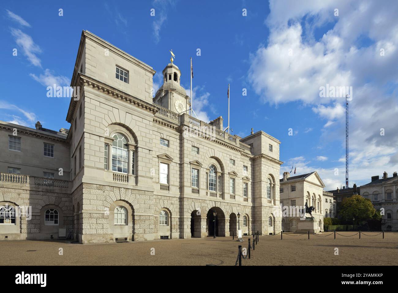 Museo Household Cavalry. Londra, Inghilterra. La Household Cavalry fu formata nel 1661 sotto re Carlo II ed è ancora una divisione di cavalleria attiva. Foto Stock