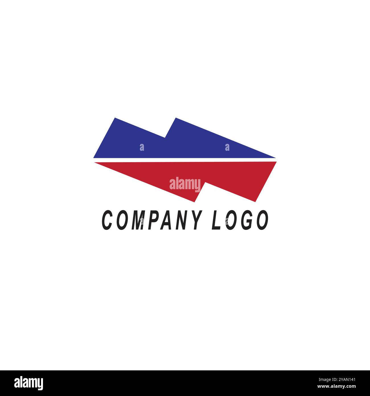 File di facile modifica eps con logo aziendale Illustrazione Vettoriale