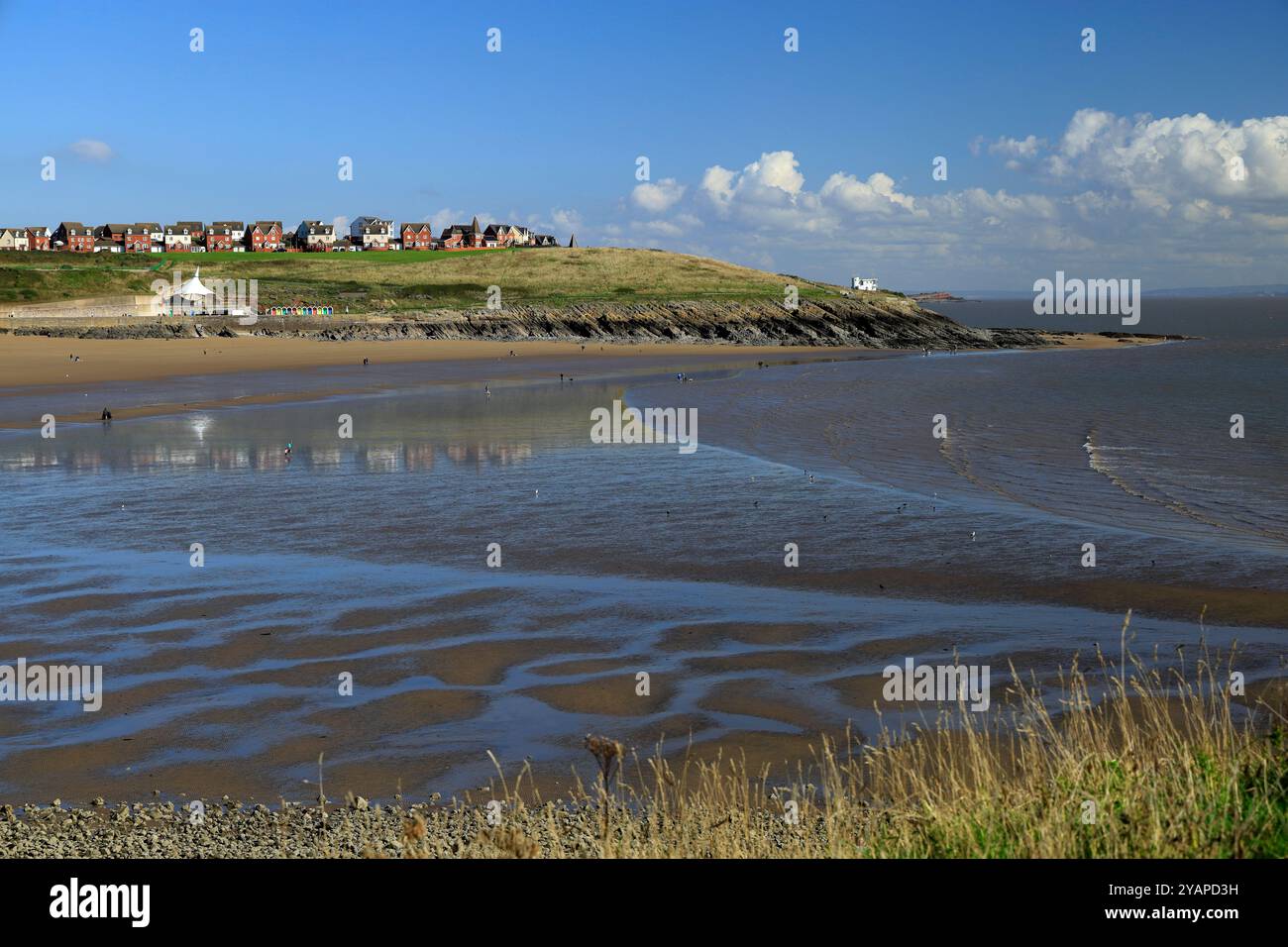 Spiaggia, Whitmore Bay, Barry Island, vale of Glamorgan, Galles del Sud, REGNO UNITO. Foto Stock