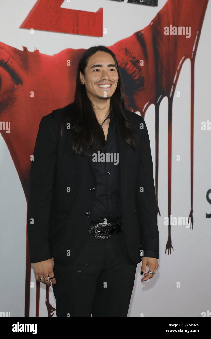 14 ottobre 2024, Los Angeles, California, Stati Uniti: LOS ANGELES, CA - 14 OTTOBRE 2024: Ivan Carlo alla prima americana di Smile 2 al Paramount Theater (Credit Image: © Nina Prommer/ZUMA Press Wire) SOLO USO EDITORIALE! Non per USO commerciale! Foto Stock