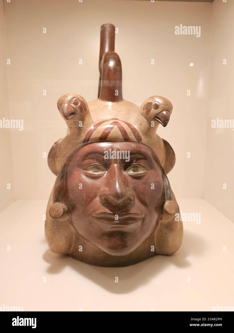 Il Museo Larco di Lima, in Perù, è un deposito per numerose opere d'arte precolombiane. Questa è la prima collezione del museo. Foto Stock