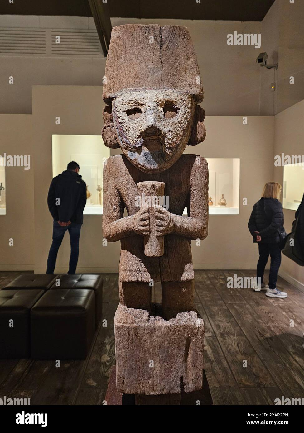 Il Museo Larco (Museo Larco) di Lima, in Perù, è un deposito per numerose opere d'arte precolombiana Foto Stock