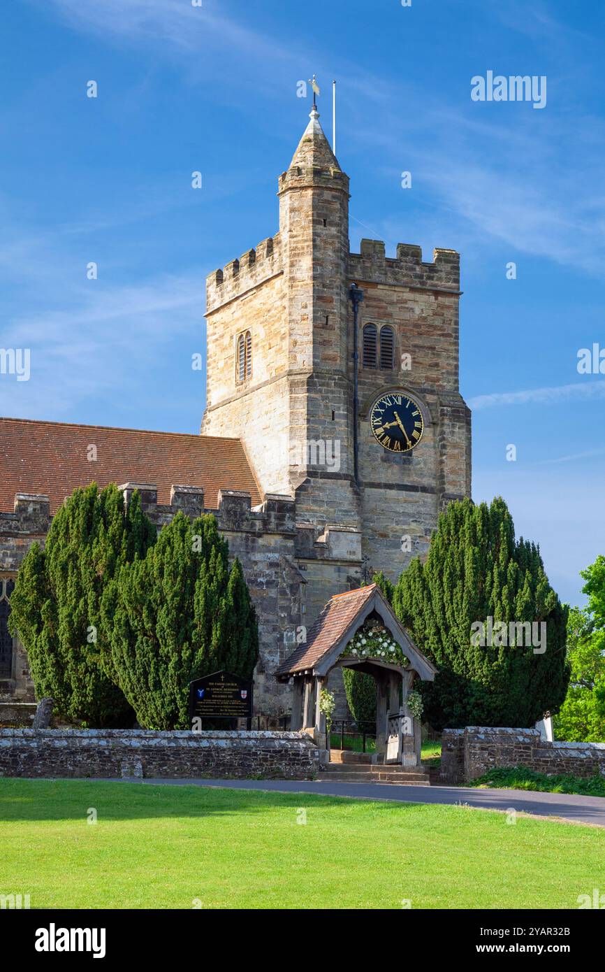 Inghilterra, Kent, Benenden, Chiesa parrocchiale di St. George Foto Stock