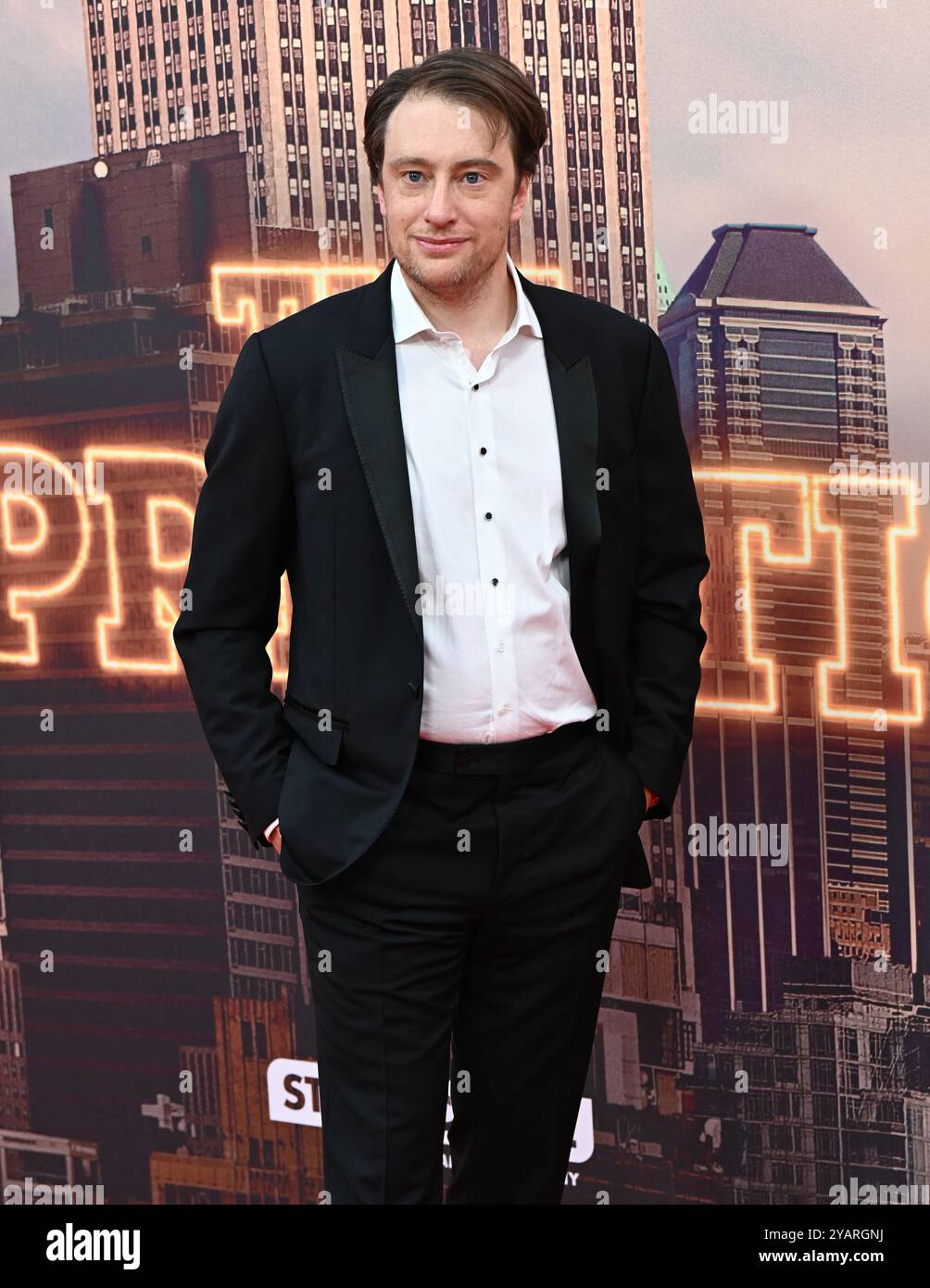 LONDRA, REGNO UNITO. 15 ottobre 2024. Gabriel Sherman partecipa al "The Apprentice" Headline Gala - 68° BFI London Film Festival a Londra, Regno Unito. (Foto di 李世惠/SEE li/Picture Capital) credito: Vedi li/Picture Capital/Alamy Live News Foto Stock