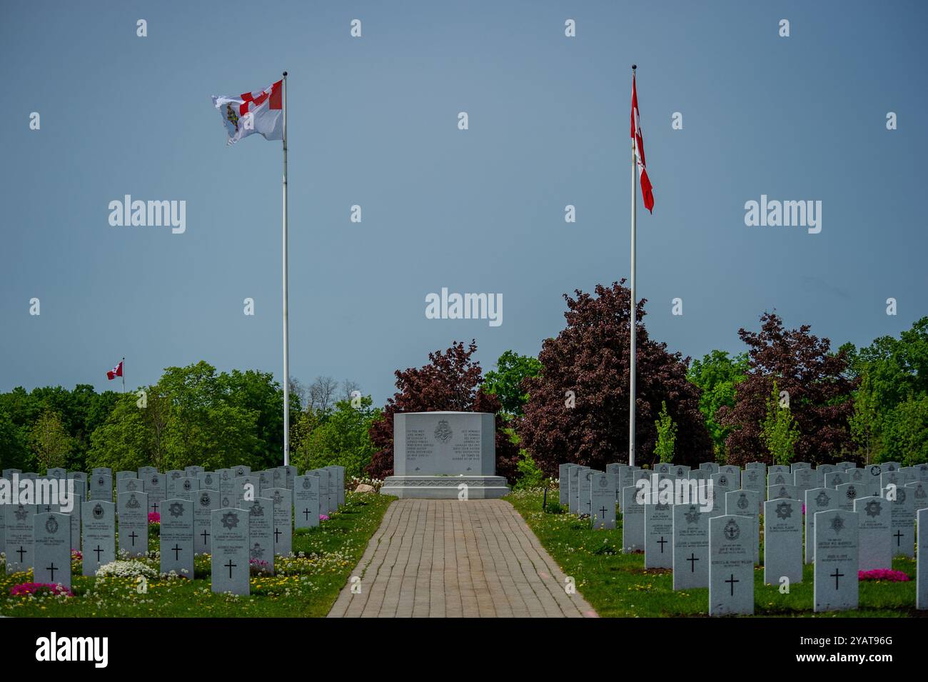 Cimitero militare, Beechwood Foto Stock